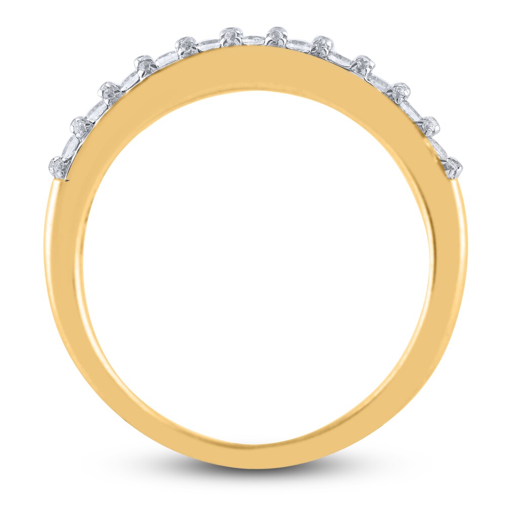 Diamond Wedding Band 1/4 ct tw Round 14K Yellow Gold eoqirtSg Diamond Wedding Band 1/4 ct tw Round 14K Yellow Gold eoqirtSg