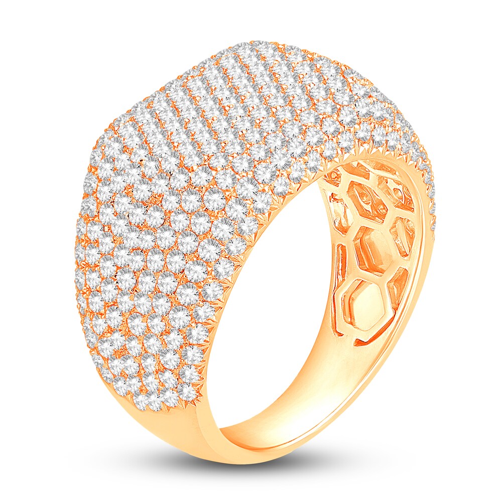 Men\'s Lab-Created Diamond Ring 3-1/2 ct tw Round 14K Yellow Gold epS0P3fd Men\'s Lab-Created Diamond Ring 3-1/2 ct tw Round 14K Yellow Gold epS0P3fd