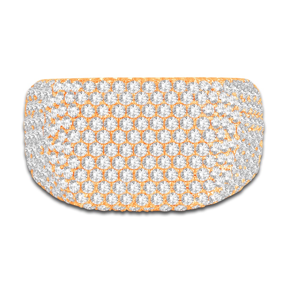 Men\'s Lab-Created Diamond Ring 3-1/2 ct tw Round 14K Yellow Gold epS0P3fd Men\'s Lab-Created Diamond Ring 3-1/2 ct tw Round 14K Yellow Gold epS0P3fd