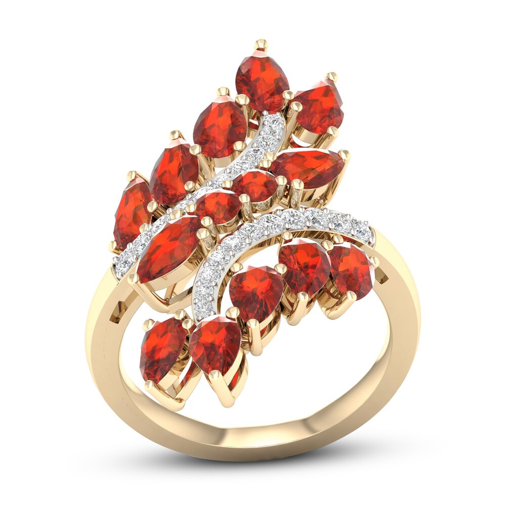 Citrine Ring 1/5 ct tw Diamonds 10K Yellow Gold f4D2ywyV Citrine Ring 1/5 ct tw Diamonds 10K Yellow Gold f4D2ywyV