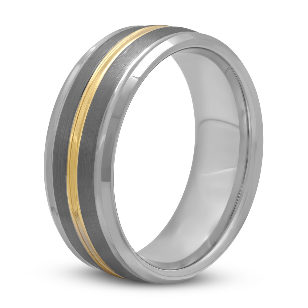 Wedding Band Two-Tone Tungsten 8mm f9apzoH2 Wedding Band Two-Tone Tungsten 8mm f9apzoH2