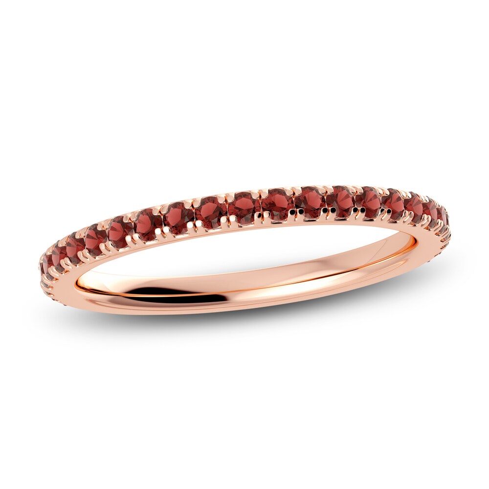 Juliette Maison Natural Garnet Eternity Ring 10K Rose Gold fO3io4oi Juliette Maison Natural Garnet Eternity Ring 10K Rose Gold fO3io4oi