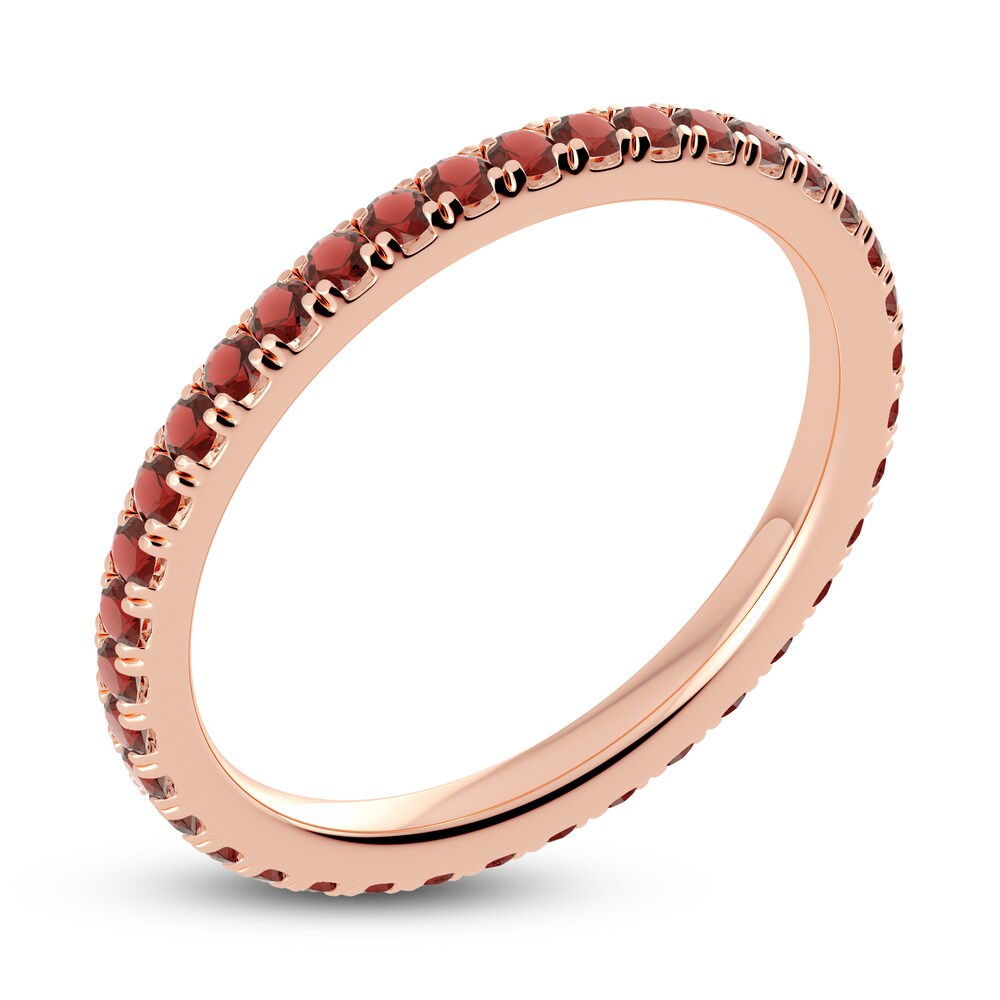 Juliette Maison Natural Garnet Eternity Ring 10K Rose Gold fO3io4oi Juliette Maison Natural Garnet Eternity Ring 10K Rose Gold fO3io4oi