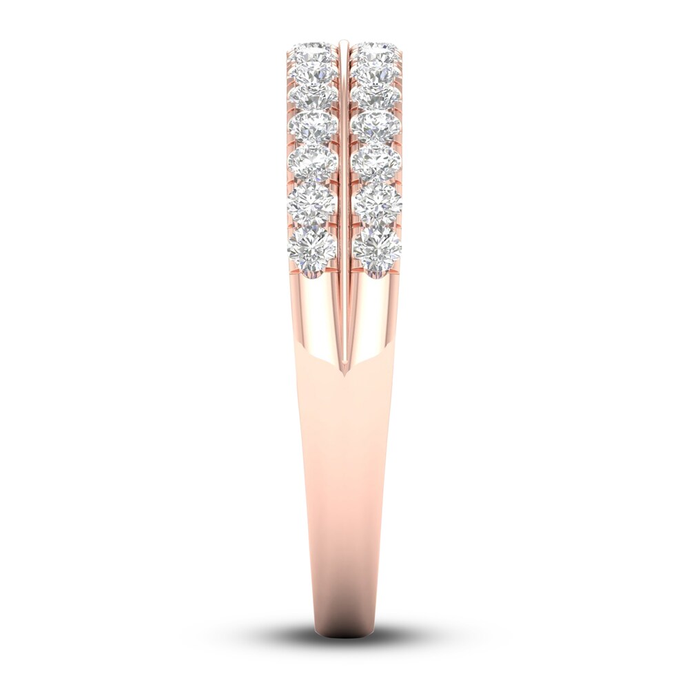 Diamond Wedding Band 1/2 ct tw Round 14K Rose Gold fPUsqJCy Diamond Wedding Band 1/2 ct tw Round 14K Rose Gold fPUsqJCy