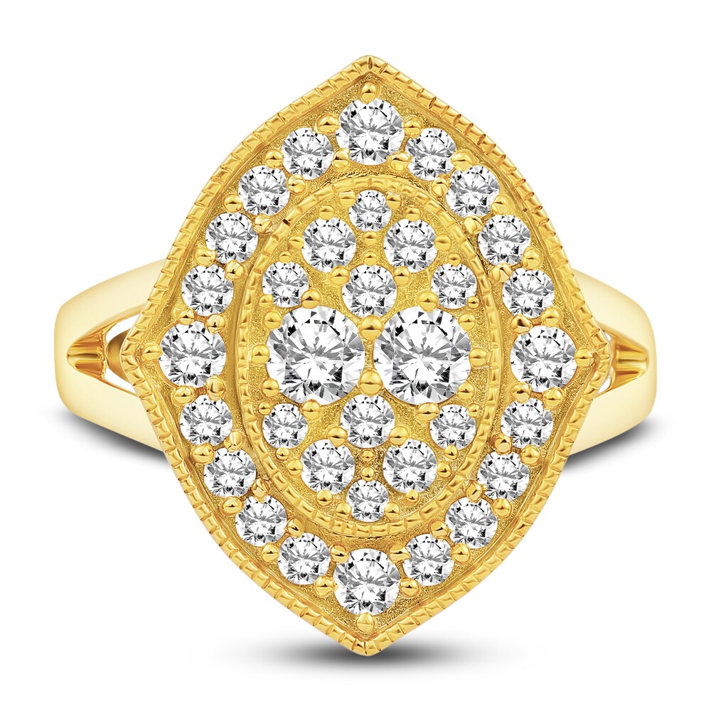 Diamond Ring 1 ct tw Round 14K Yellow Gold fS3zj9HR Diamond Ring 1 ct tw Round 14K Yellow Gold fS3zj9HR