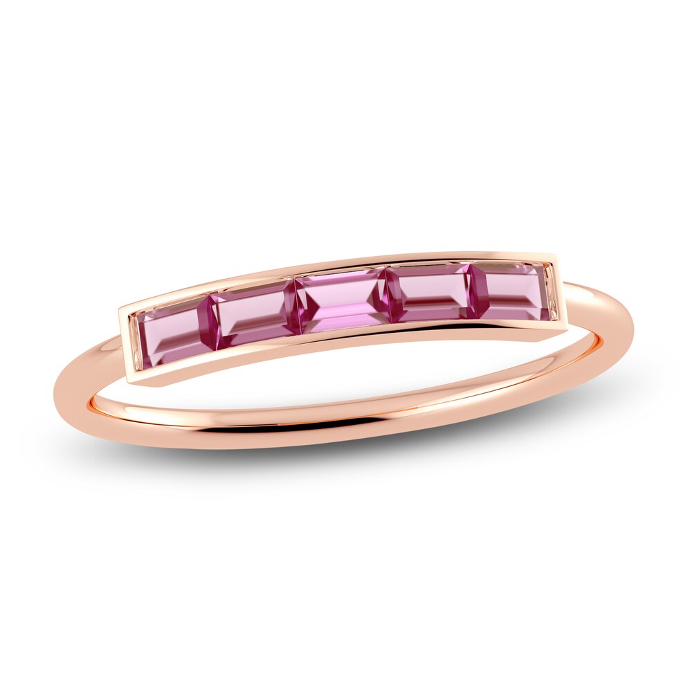 Juliette Maison Natural Pink Tourmaline Baguette Bar Ring 10K Rose Gold fc3OrycH Juliette Maison Natural Pink Tourmaline Baguette Bar Ring 10K Rose Gold fc3OrycH