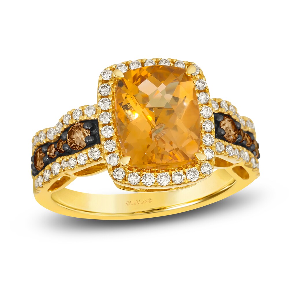 Le Vian Natural Citrine Ring 3/4 ct tw Diamonds 14K Honey Gold fdpqnoG0 Le Vian Natural Citrine Ring 3/4 ct tw Diamonds 14K Honey Gold fdpqnoG0