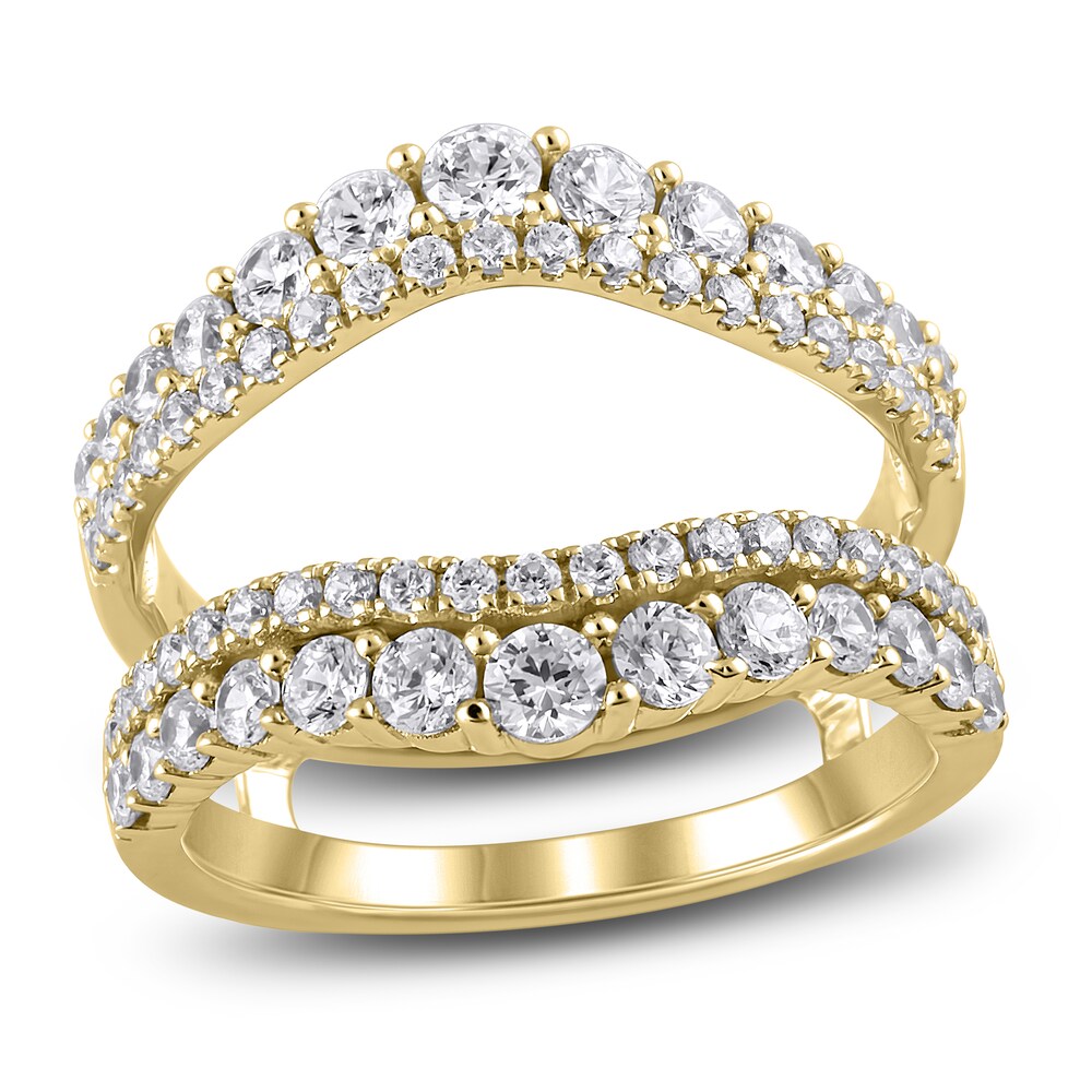 Diamond Enhancer Band 1-1/4 ct tw Round 14K Yellow Gold fhj7go8r Diamond Enhancer Band 1-1/4 ct tw Round 14K Yellow Gold fhj7go8r