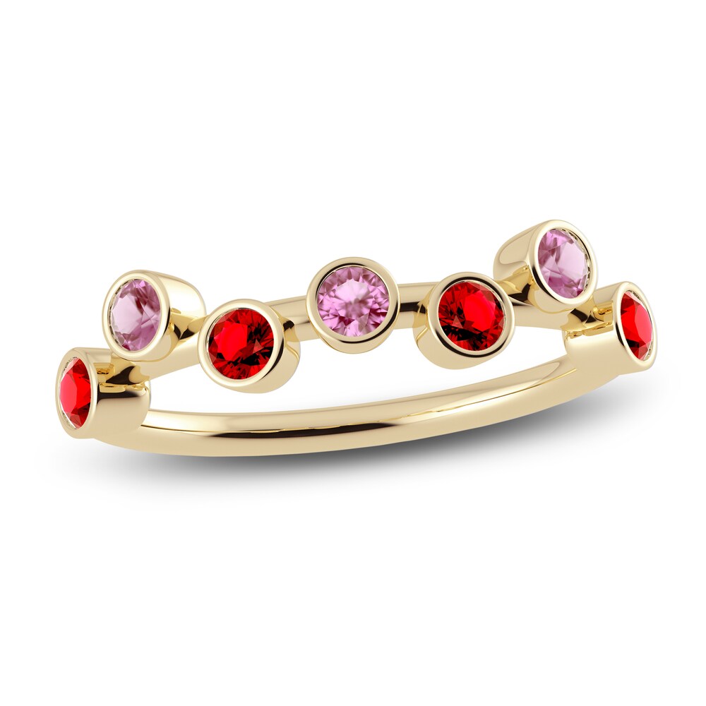 Juliette Maison Natural Pink Tourmaline & Natural Ruby Ring 10K Yellow Gold fl9uUYpk Juliette Maison Natural Pink Tourmaline & Natural Ruby Ring 10K Yellow Gold fl9uUYpk