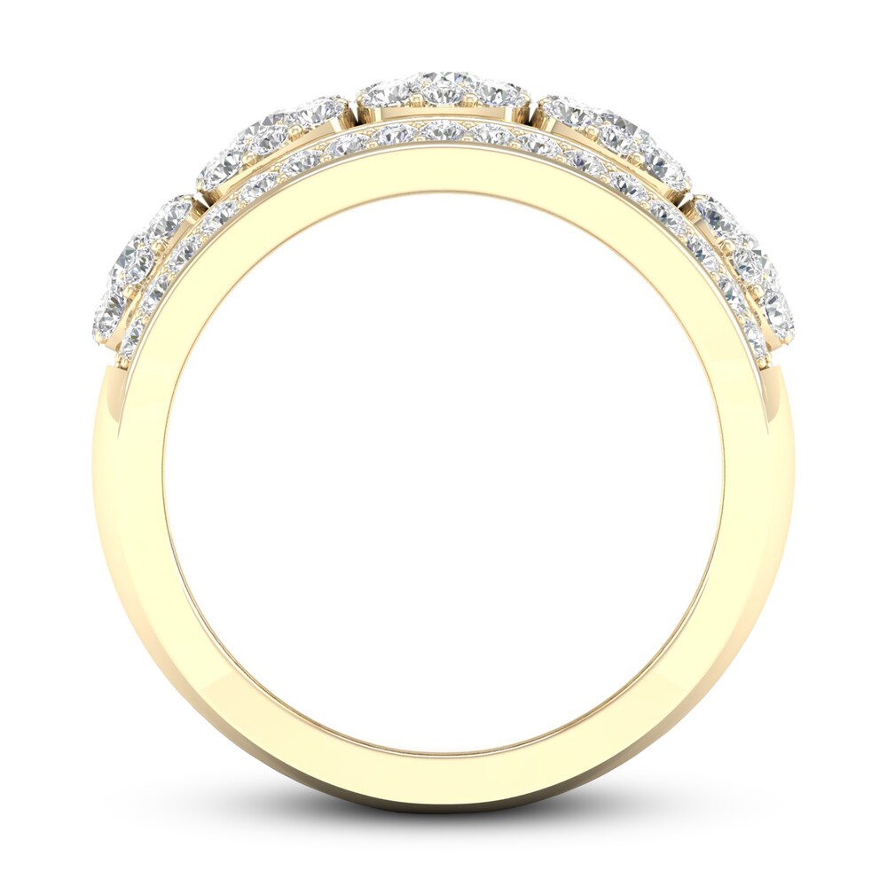 Diamond Anniversary Ring 1-1/2 ct tw 14K Yellow Gold fw6jIvo3 Diamond Anniversary Ring 1-1/2 ct tw 14K Yellow Gold fw6jIvo3