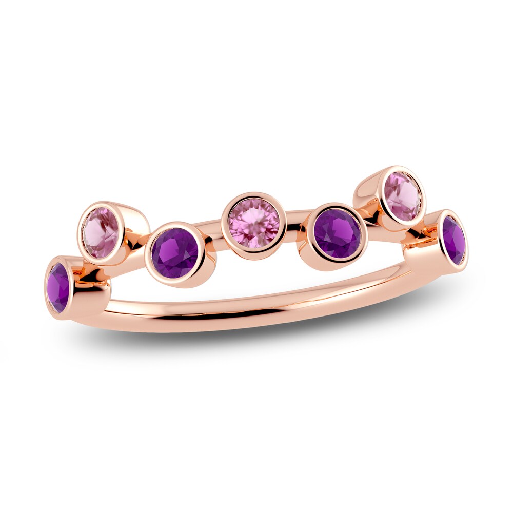 Juliette Maison Natural Amethyst & Natural Pink Tourmaline Ring 10K Rose Gold fxDrgc5I Juliette Maison Natural Amethyst & Natural Pink Tourmaline Ring 10K Rose Gold fxDrgc5I