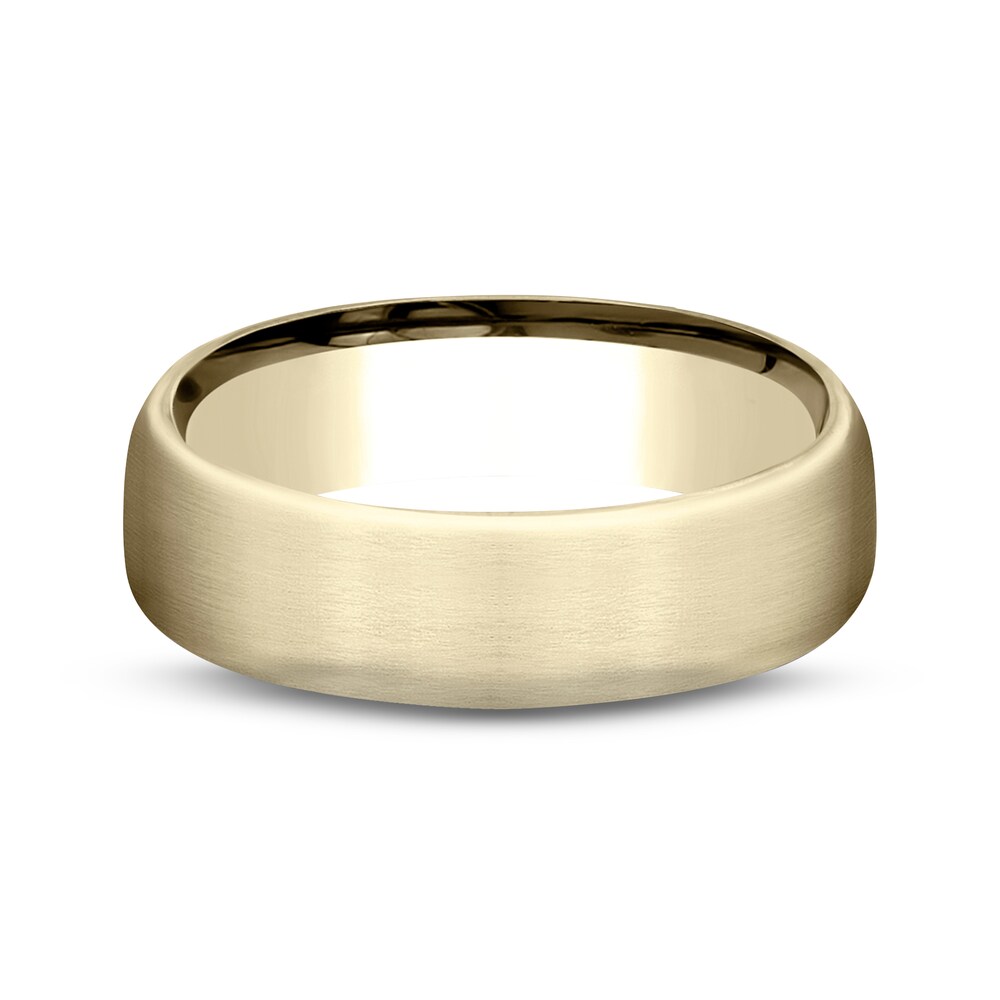 Satin Wedding Band 10K Yellow Gold 6.5mm g1i14xAZ Satin Wedding Band 10K Yellow Gold 6.5mm g1i14xAZ