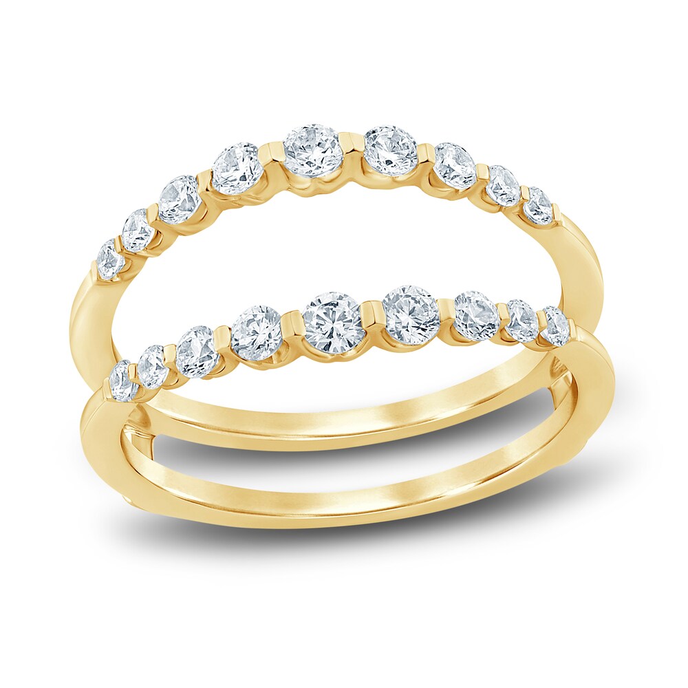 Diamond Enhancer Band 1/2 ct tw Round 14K Yellow Gold g1qUbMU5 Diamond Enhancer Band 1/2 ct tw Round 14K Yellow Gold g1qUbMU5