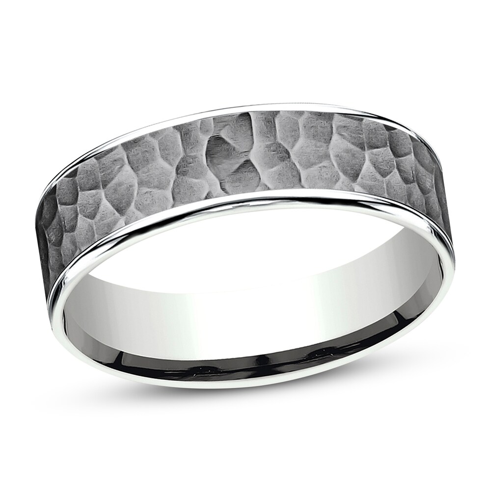 Wedding Band Tantalum/14K White Gold g4CLzGKT Wedding Band Tantalum/14K White Gold g4CLzGKT