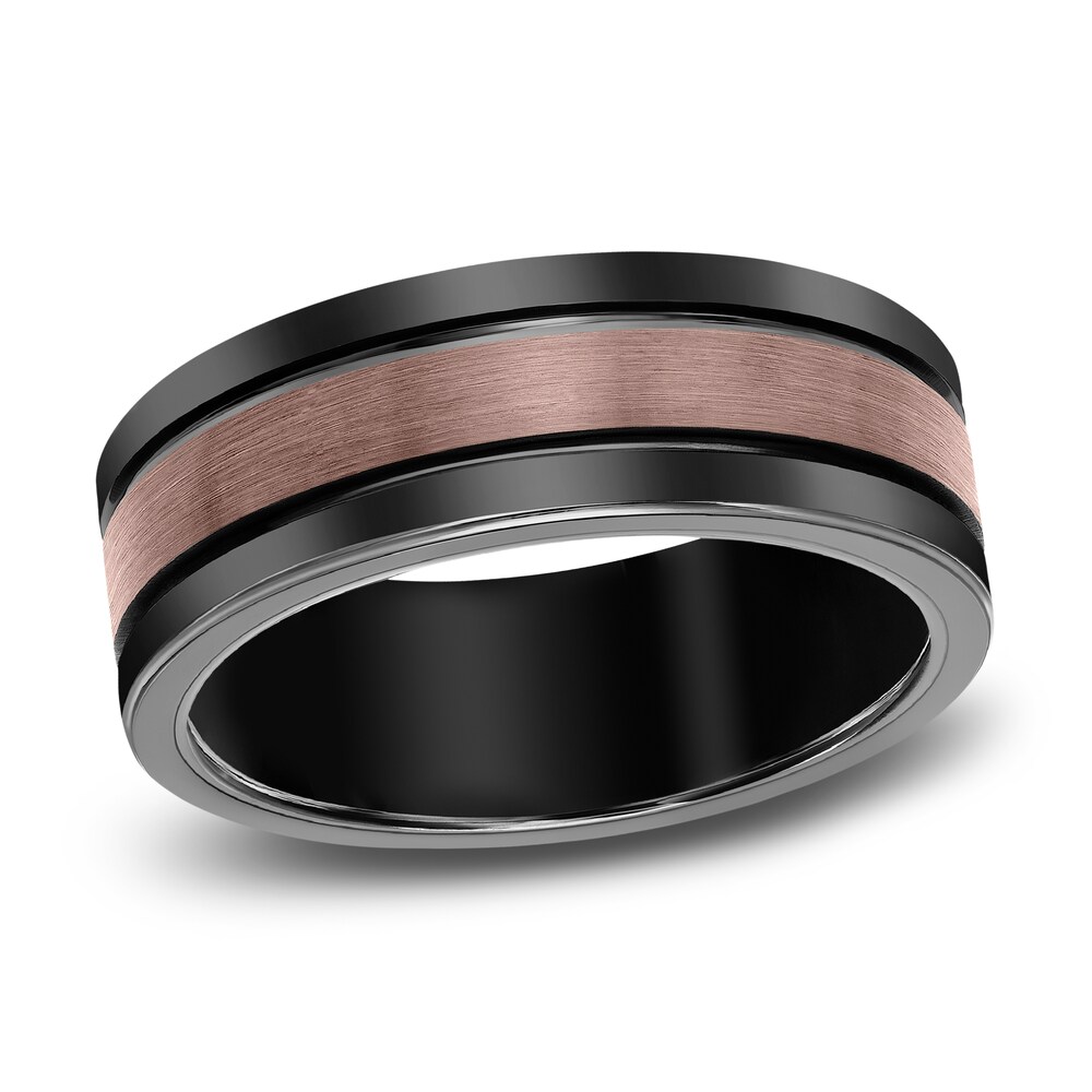 Men's Wedding Band Brown/Black Tungsten 8.0mm gCy2dYhx Men's Wedding Band Brown/Black Tungsten 8.0mm gCy2dYhx