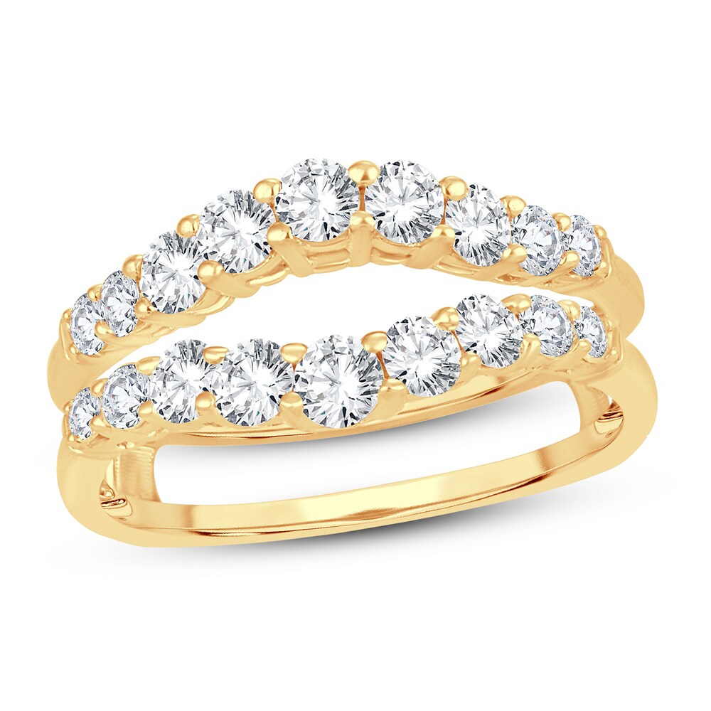 Diamond Enhancer Ring 1 ct tw Round 14K Yellow Gold gMXrOtCH Diamond Enhancer Ring 1 ct tw Round 14K Yellow Gold gMXrOtCH