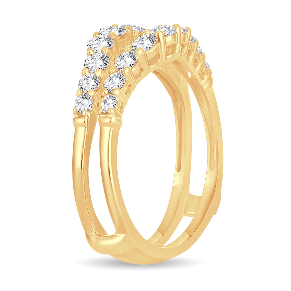 Diamond Enhancer Ring 1 ct tw Round 14K Yellow Gold gMXrOtCH Diamond Enhancer Ring 1 ct tw Round 14K Yellow Gold gMXrOtCH