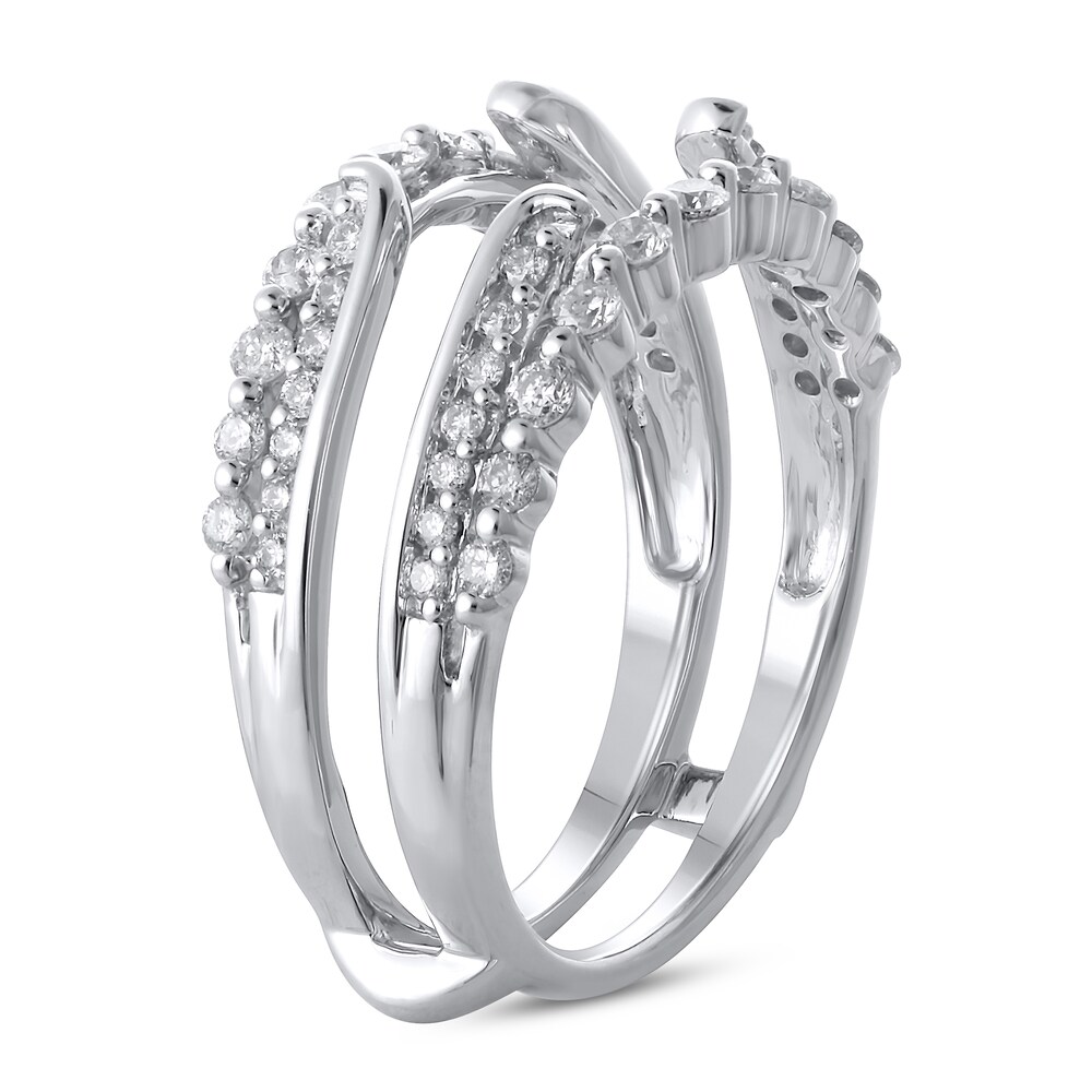 Diamond Enhancer Ring 3/4 ct tw Round 14K White Gold gNu8u34K Diamond Enhancer Ring 3/4 ct tw Round 14K White Gold gNu8u34K