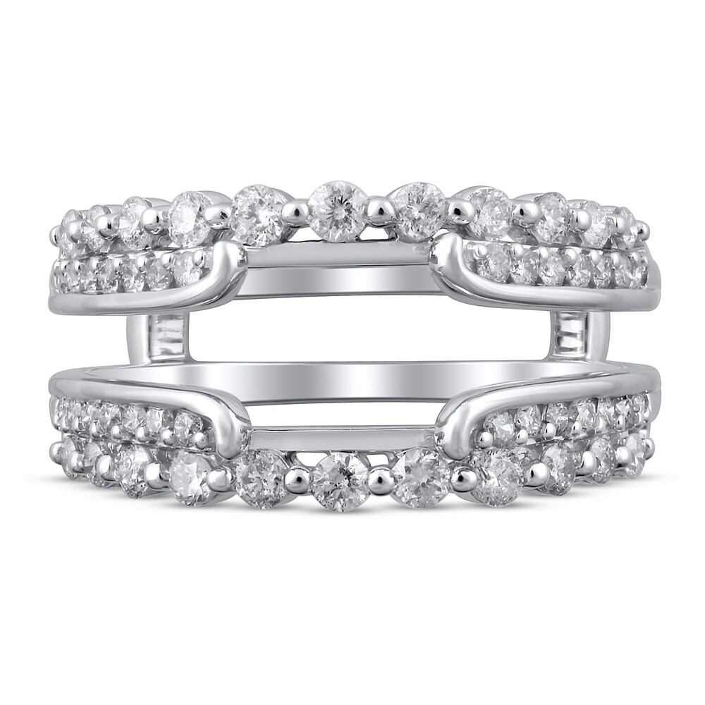 Diamond Enhancer Ring 3/4 ct tw Round 14K White Gold gNu8u34K Diamond Enhancer Ring 3/4 ct tw Round 14K White Gold gNu8u34K