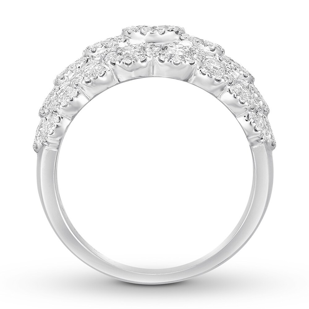 Diamond Ring 1-1/2 ct tw Round 14K White Gold gSLivFrb Diamond Ring 1-1/2 ct tw Round 14K White Gold gSLivFrb