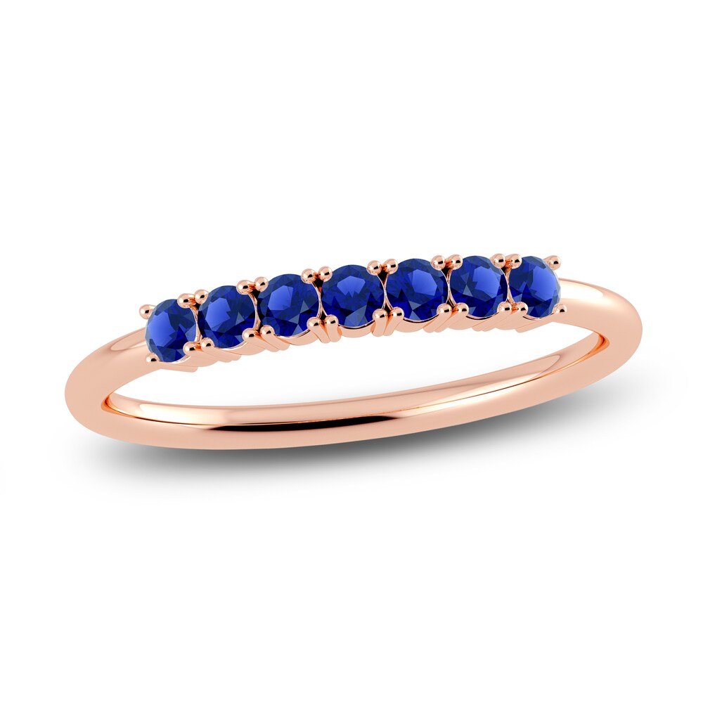 Juliette Maison Natural Blue Sapphire Half Eternity Ring 10K Rose Gold gWMMQoZJ Juliette Maison Natural Blue Sapphire Half Eternity Ring 10K Rose Gold gWMMQoZJ
