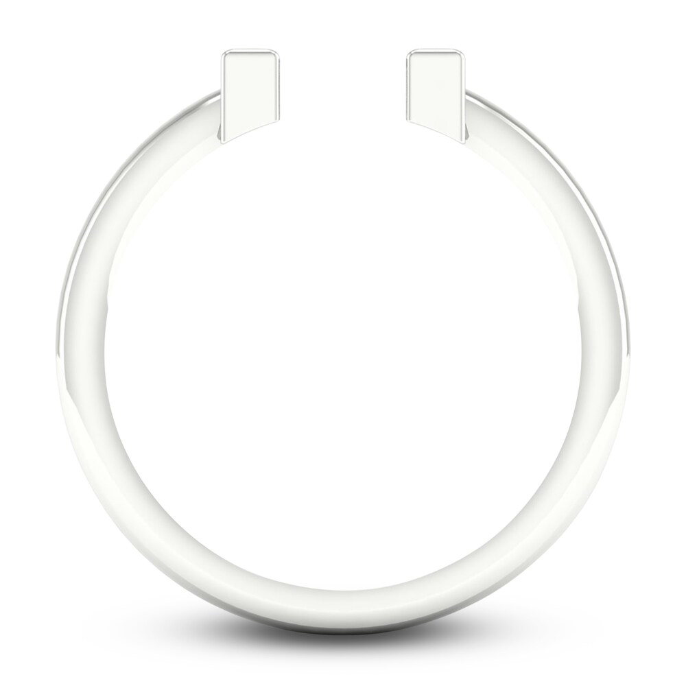 Diamond Open Cuff Wedding Band 1/10 ct tw Baguette 14K White Gold gcwyfT0c Diamond Open Cuff Wedding Band 1/10 ct tw Baguette 14K White Gold gcwyfT0c