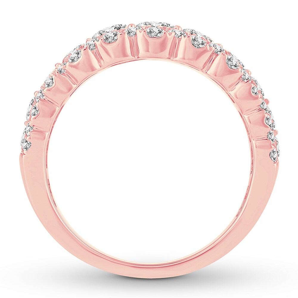 Diamond Anniversary Band 2 ct tw Round-cut 14K Rose Gold gdbfiSrn Diamond Anniversary Band 2 ct tw Round-cut 14K Rose Gold gdbfiSrn