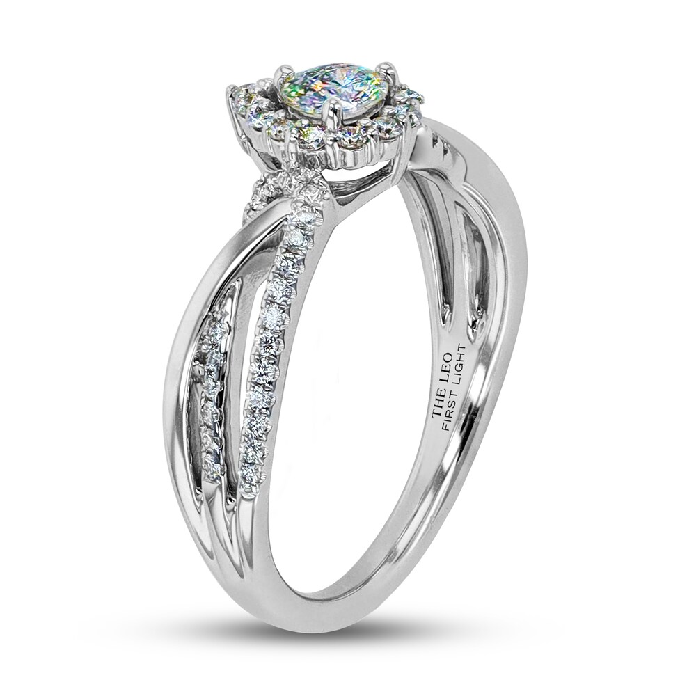 THE LEO First Light Diamond Ring 1/2 ct tw 14K White Gold gnwW5L19 THE LEO First Light Diamond Ring 1/2 ct tw 14K White Gold gnwW5L19