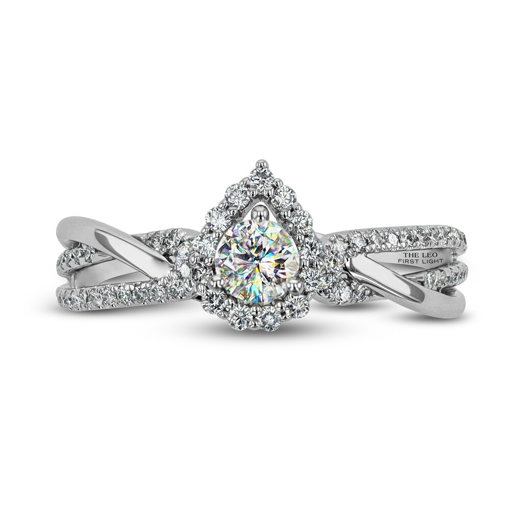 THE LEO First Light Diamond Ring 1/2 ct tw 14K White Gold gnwW5L19 THE LEO First Light Diamond Ring 1/2 ct tw 14K White Gold gnwW5L19