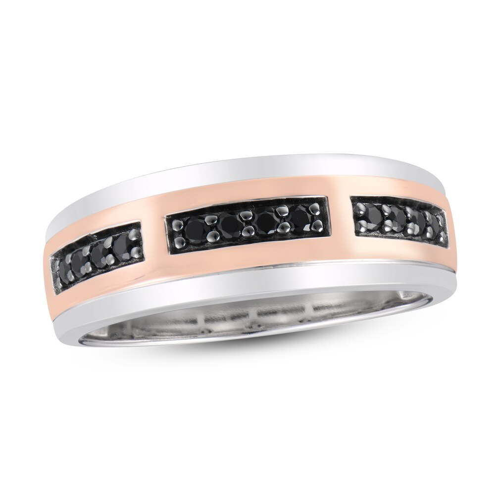 Black Diamond Wedding Band 1/4 ct tw Round 10K Two-Tone Gold gqAy1J4Z Black Diamond Wedding Band 1/4 ct tw Round 10K Two-Tone Gold gqAy1J4Z