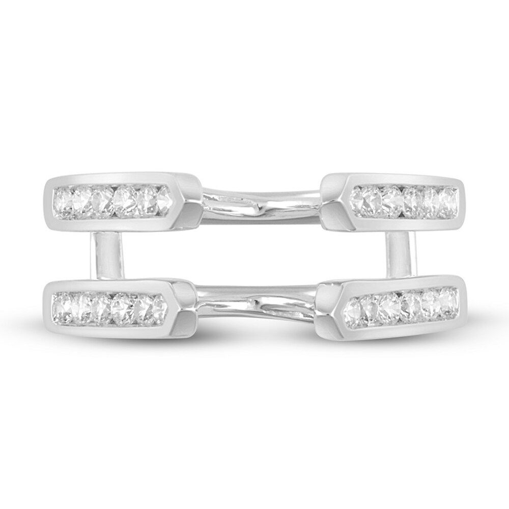 Diamond Enhancer Ring 1/2 ct tw Round 14K White Gold gr51IBwA Diamond Enhancer Ring 1/2 ct tw Round 14K White Gold gr51IBwA