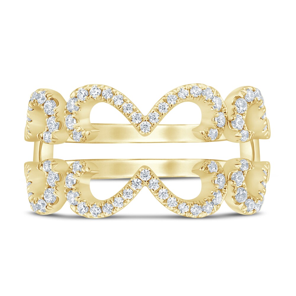 Diamond Lace Enhancer Band 3/8 ct tw Round 14K Yellow Gold guF4wPp0 Diamond Lace Enhancer Band 3/8 ct tw Round 14K Yellow Gold guF4wPp0