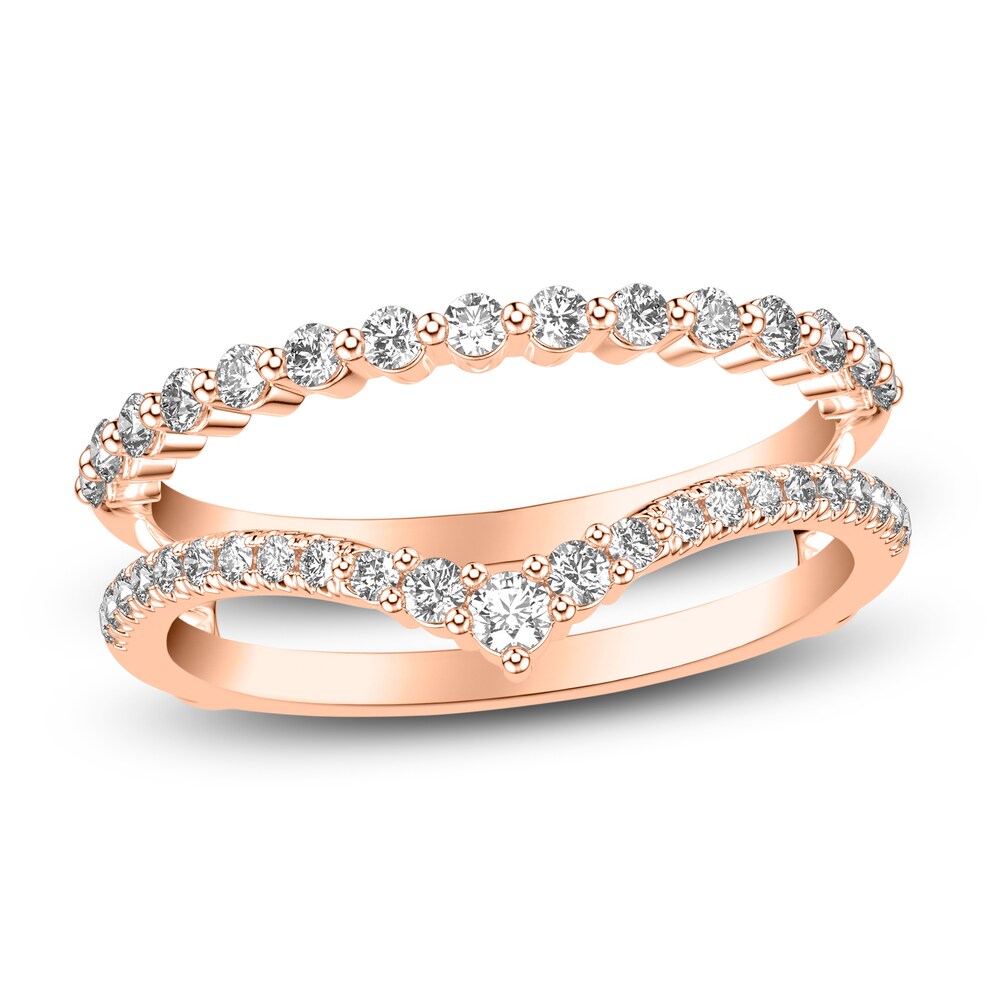 Diamond Enhancer Ring 1/2 ct tw Round 14K Rose Gold gzRXnxrJ Diamond Enhancer Ring 1/2 ct tw Round 14K Rose Gold gzRXnxrJ
