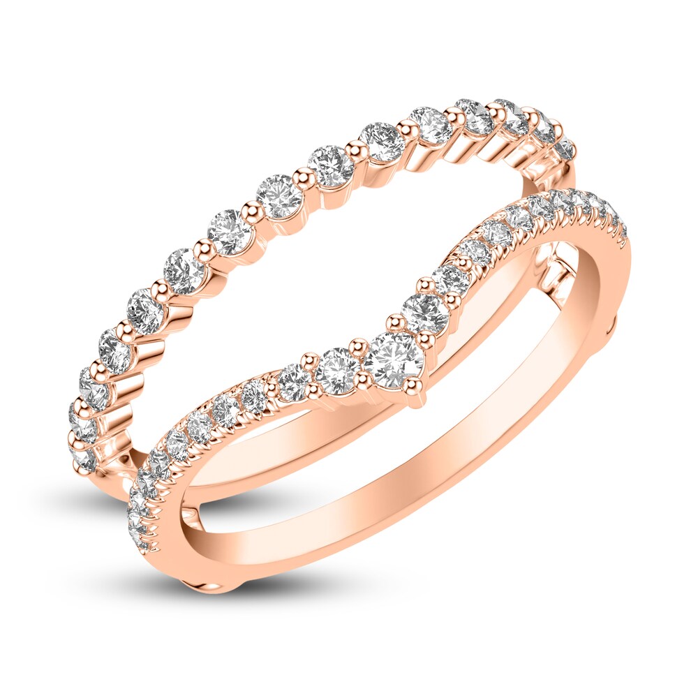Diamond Enhancer Ring 1/2 ct tw Round 14K Rose Gold gzRXnxrJ