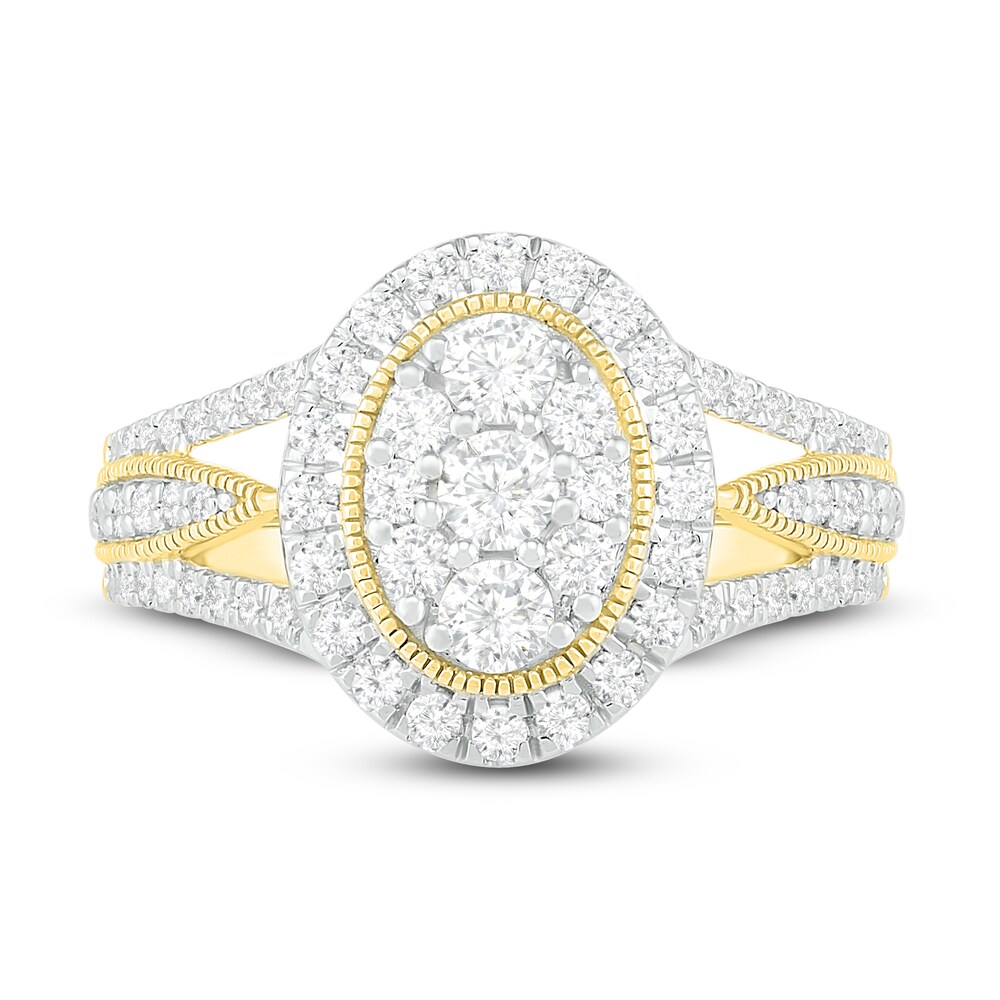 Diamond Ring 1 ct tw Round 14K Yellow Gold h5N3JYwg Diamond Ring 1 ct tw Round 14K Yellow Gold h5N3JYwg