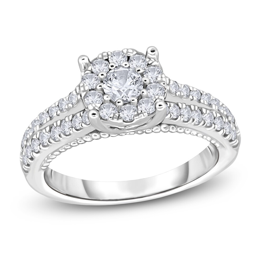 Diamond Ring 3/4 ct tw Round 14K White Gold hEWWPsI7 Diamond Ring 3/4 ct tw Round 14K White Gold hEWWPsI7