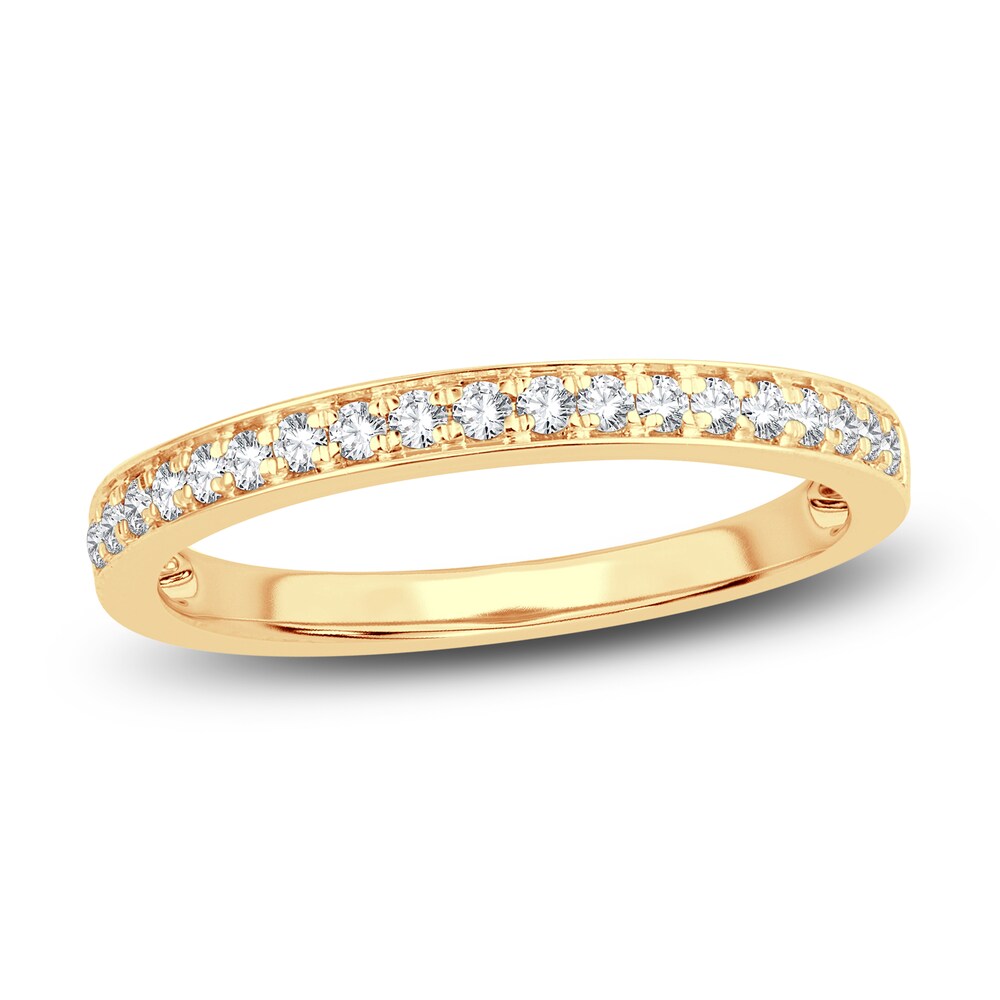 Diamond Anniversary Band 1/5 ct tw Round 14K Yellow Gold hHBMJ2im Diamond Anniversary Band 1/5 ct tw Round 14K Yellow Gold hHBMJ2im