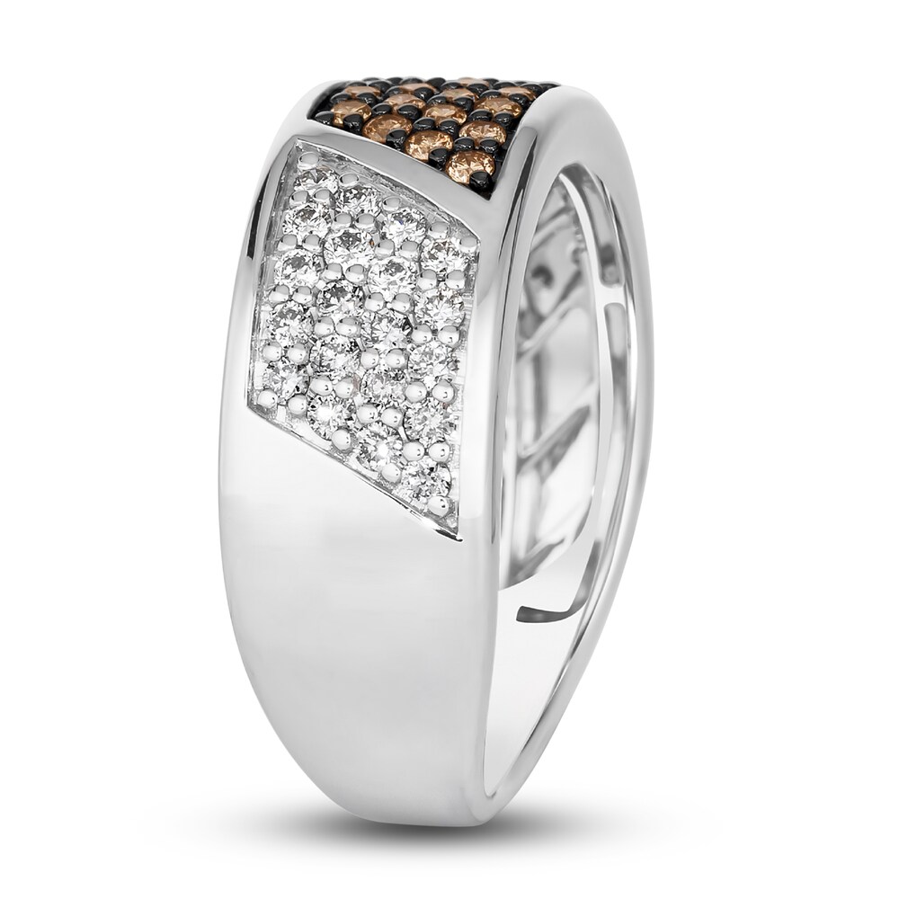 Le Vian Men\'s Diamond Ring 1 ct tw Round 14K Vanilla Gold hMTwnKY9