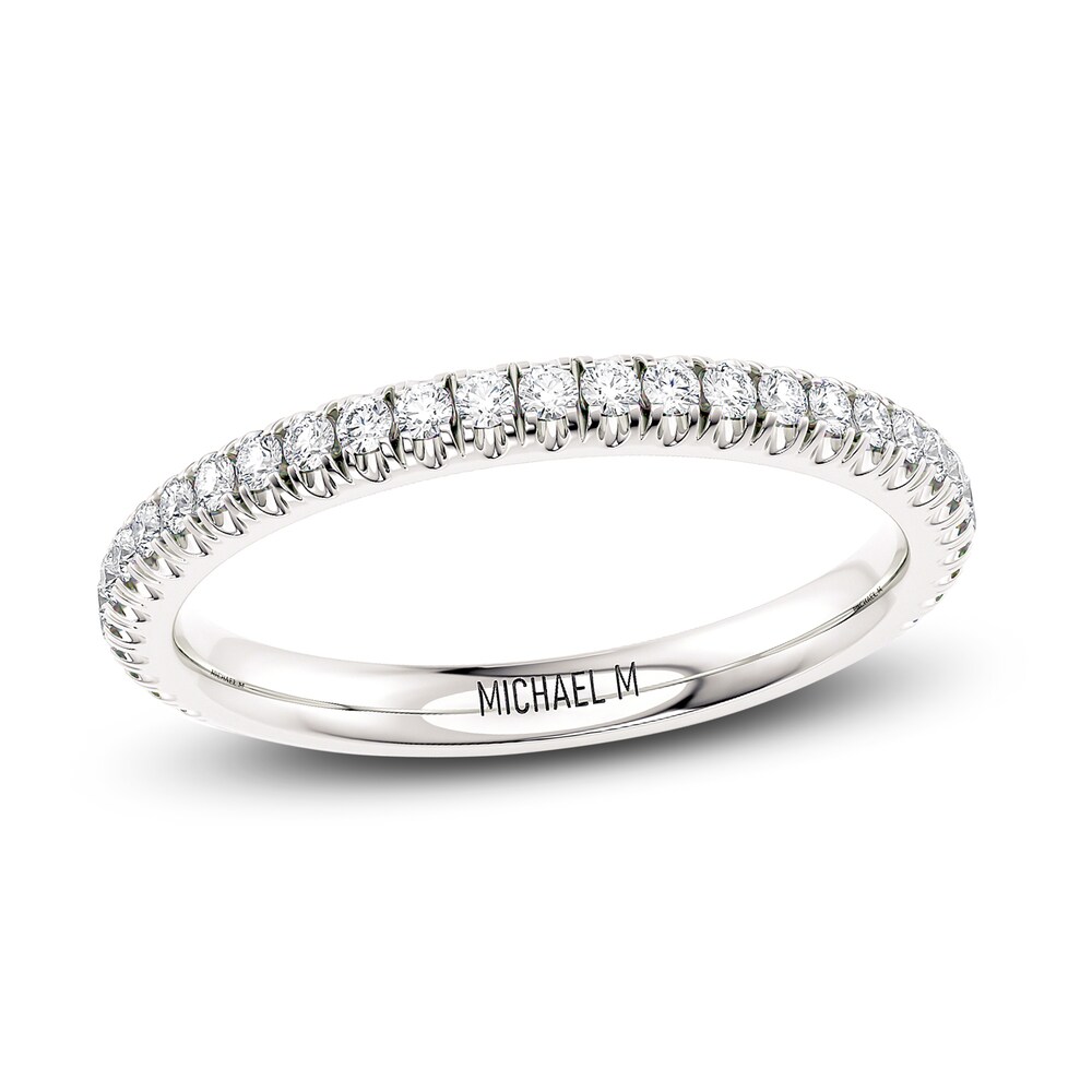 Michael M Diamond Wedding Band 1/3 ct tw Round 18K White Gold hVed3HMW Michael M Diamond Wedding Band 1/3 ct tw Round 18K White Gold hVed3HMW