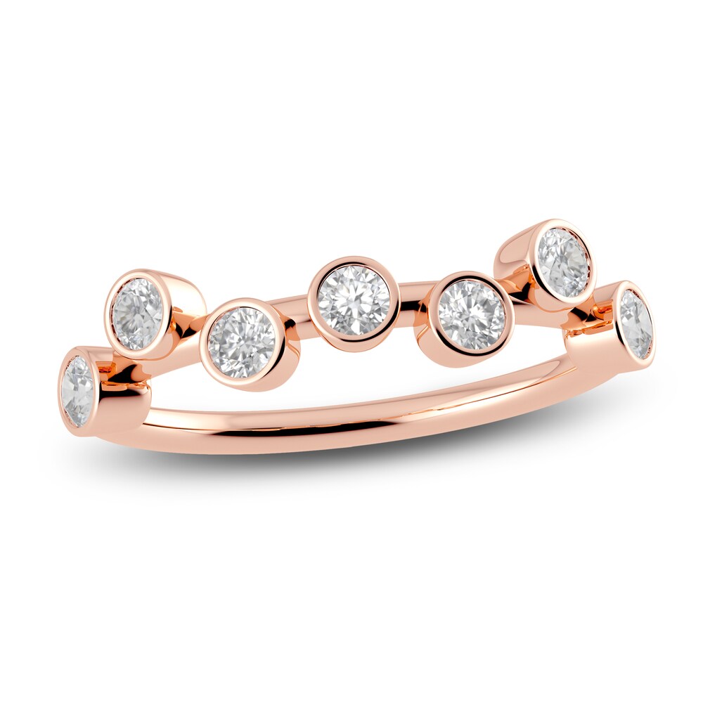 Juliette Maison Natural White Sapphire Ring 10K Rose Gold hahDHH7j Juliette Maison Natural White Sapphire Ring 10K Rose Gold hahDHH7j