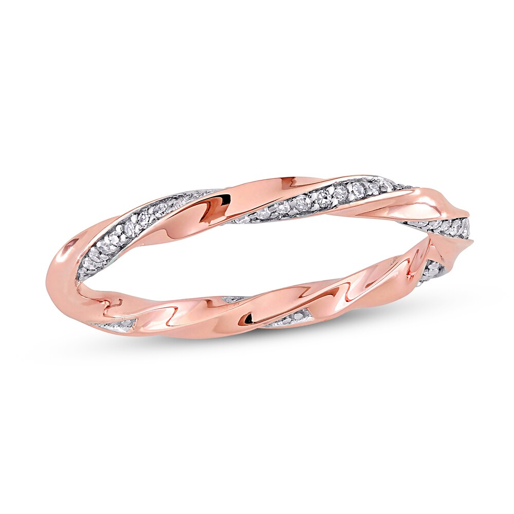 Diamond Ring 1/4 ct tw Round 10K Rose Gold hfNRv2yQ Diamond Ring 1/4 ct tw Round 10K Rose Gold hfNRv2yQ