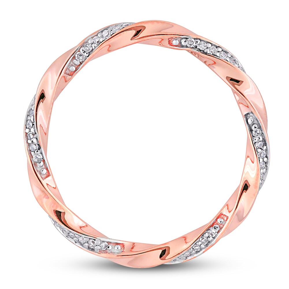 Diamond Ring 1/4 ct tw Round 10K Rose Gold hfNRv2yQ Diamond Ring 1/4 ct tw Round 10K Rose Gold hfNRv2yQ