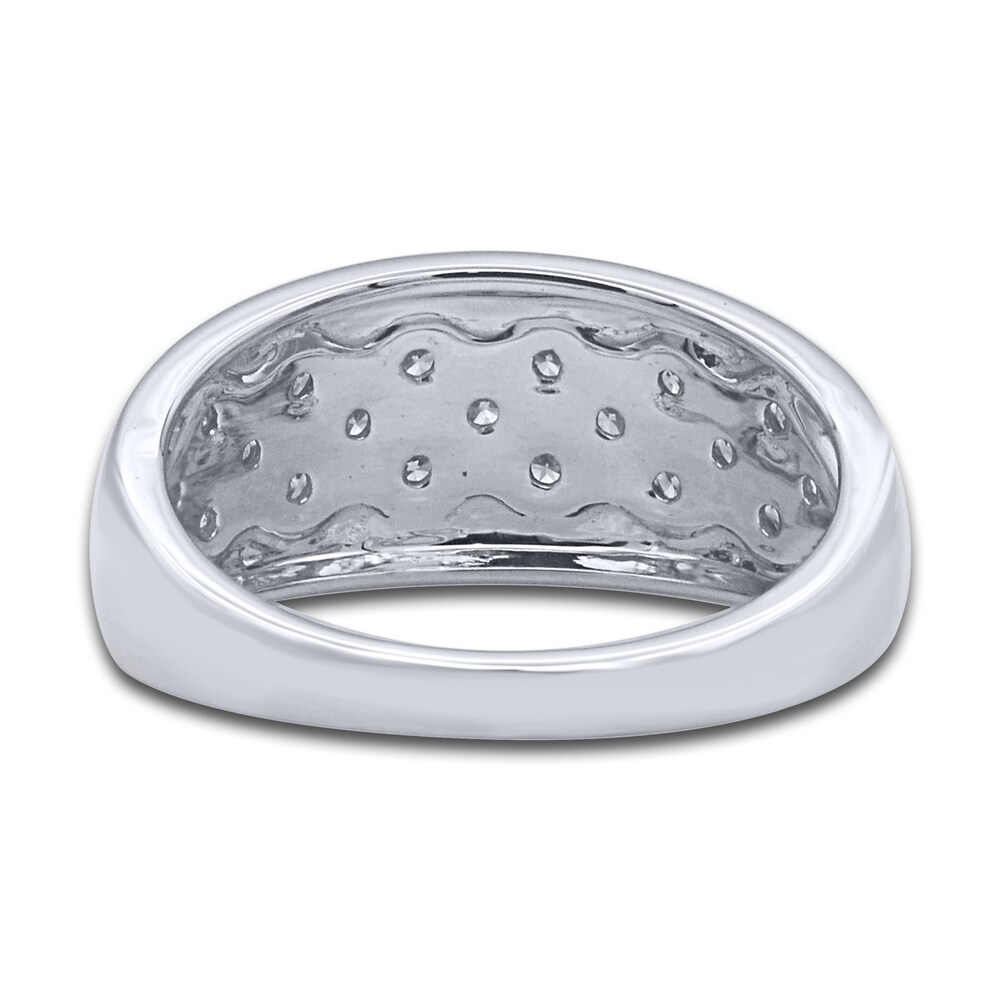 Diamond Wave Anniversary Band 1/2 ct tw Round 14K White Gold hfPGSIhJ Diamond Wave Anniversary Band 1/2 ct tw Round 14K White Gold hfPGSIhJ