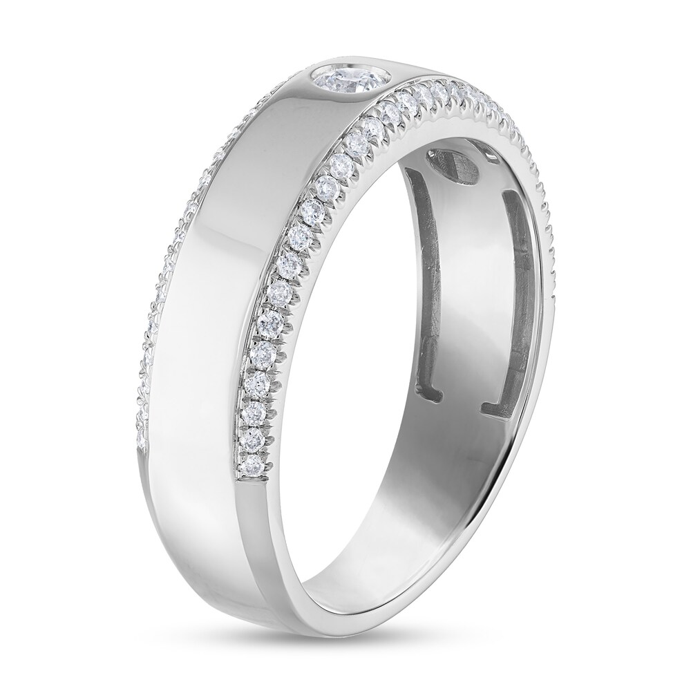 Diamond Wedding Band 3/8 ct tw Round 14K White Gold hjSJhG5A Diamond Wedding Band 3/8 ct tw Round 14K White Gold hjSJhG5A