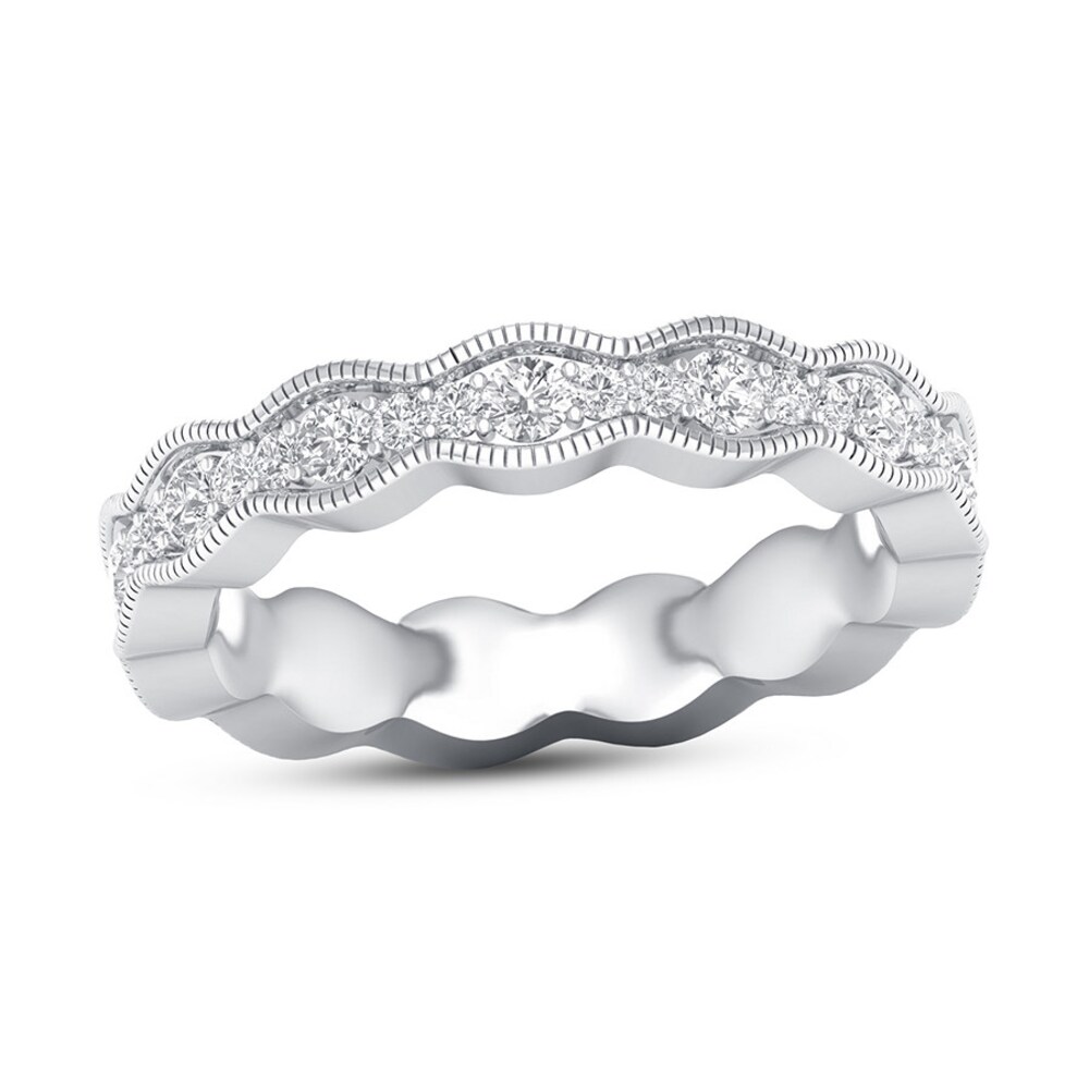 Diamond Eternity Band 3/4 ct tw Round 14K White Gold hlMgWaUs Diamond Eternity Band 3/4 ct tw Round 14K White Gold hlMgWaUs