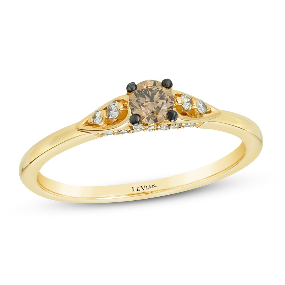 Le Vian Diamond Ring 1/4 ct tw 14K Honey Gold hoEcrUEn Le Vian Diamond Ring 1/4 ct tw 14K Honey Gold hoEcrUEn