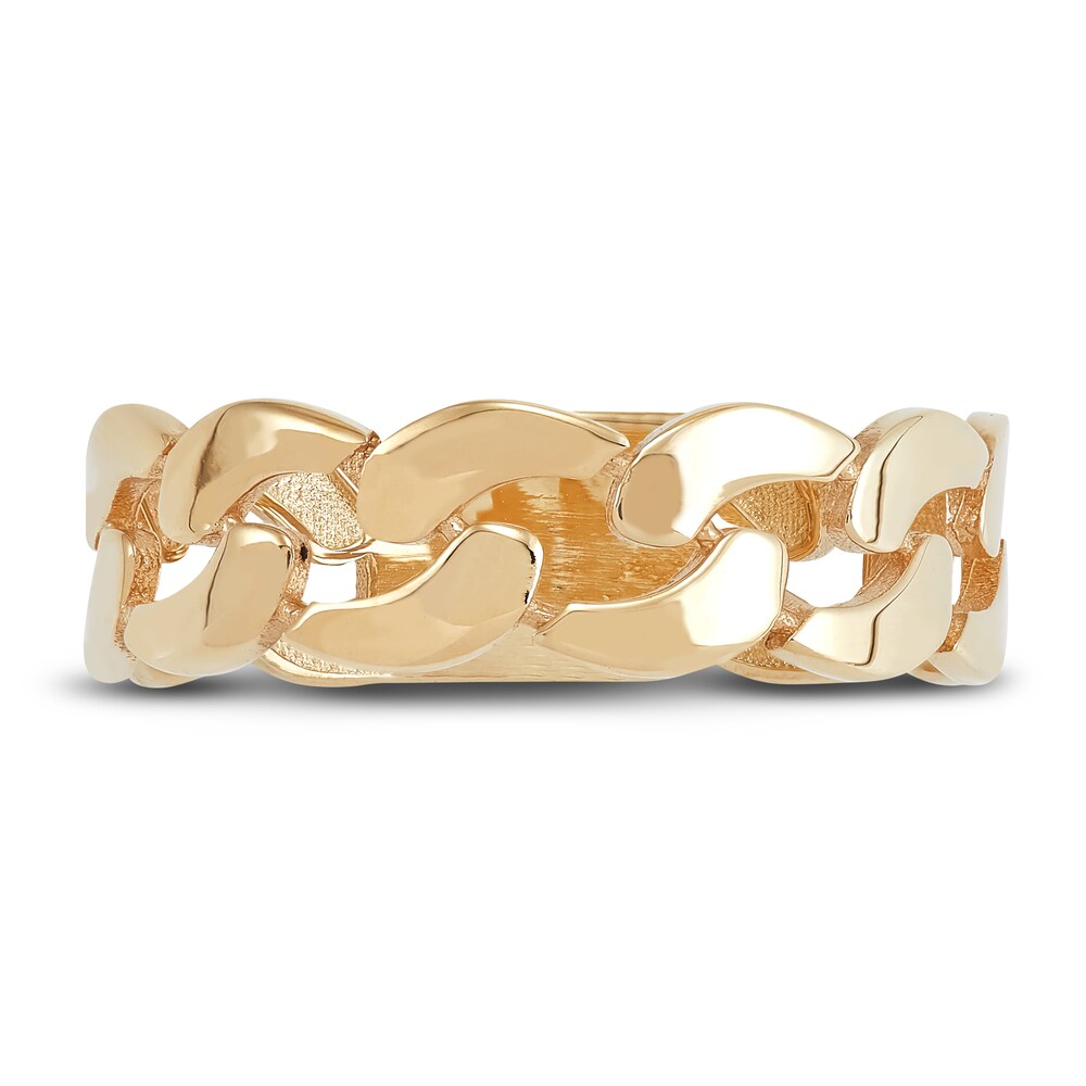 Italia D\'Oro Curb Ring 14K Yellow Gold hopxnjAA Italia D\'Oro Curb Ring 14K Yellow Gold hopxnjAA