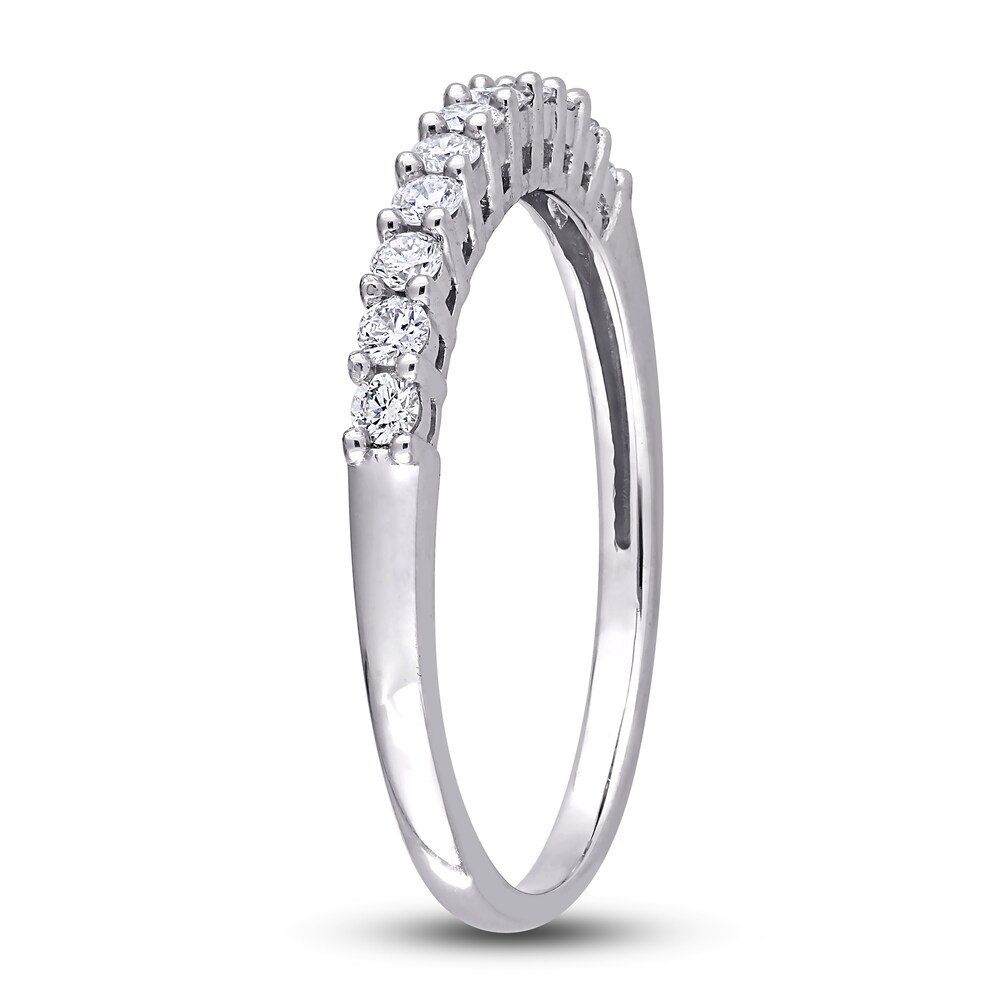 Diamond Anniversary Band 1/3 ct tw Round 14K White Gold hzlctnL9
