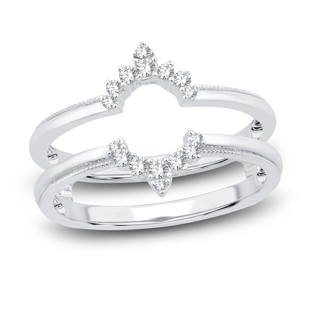 Diamond Enhancer Ring 1/6 ct tw Round 14K White Gold i1xYxD2r Diamond Enhancer Ring 1/6 ct tw Round 14K White Gold i1xYxD2r