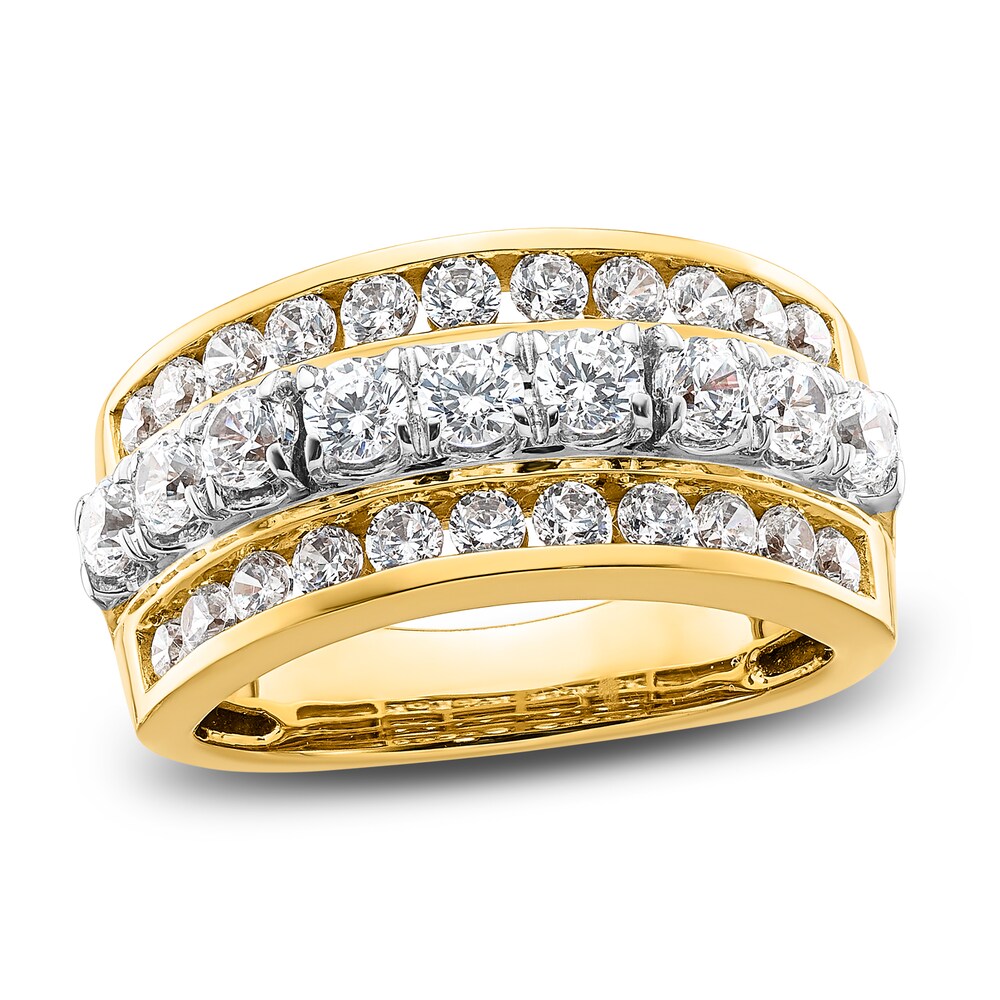 Hearts Desire Diamond Anniversary Ring 1-3/4 ct tw Round 18K Yellow Gold i55hqJj6 Hearts Desire Diamond Anniversary Ring 1-3/4 ct tw Round 18K Yellow Gold i55hqJj6